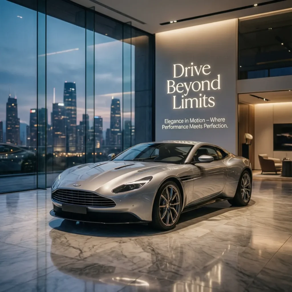 Designing an Upscale Narrative with an Elegant driving slogans