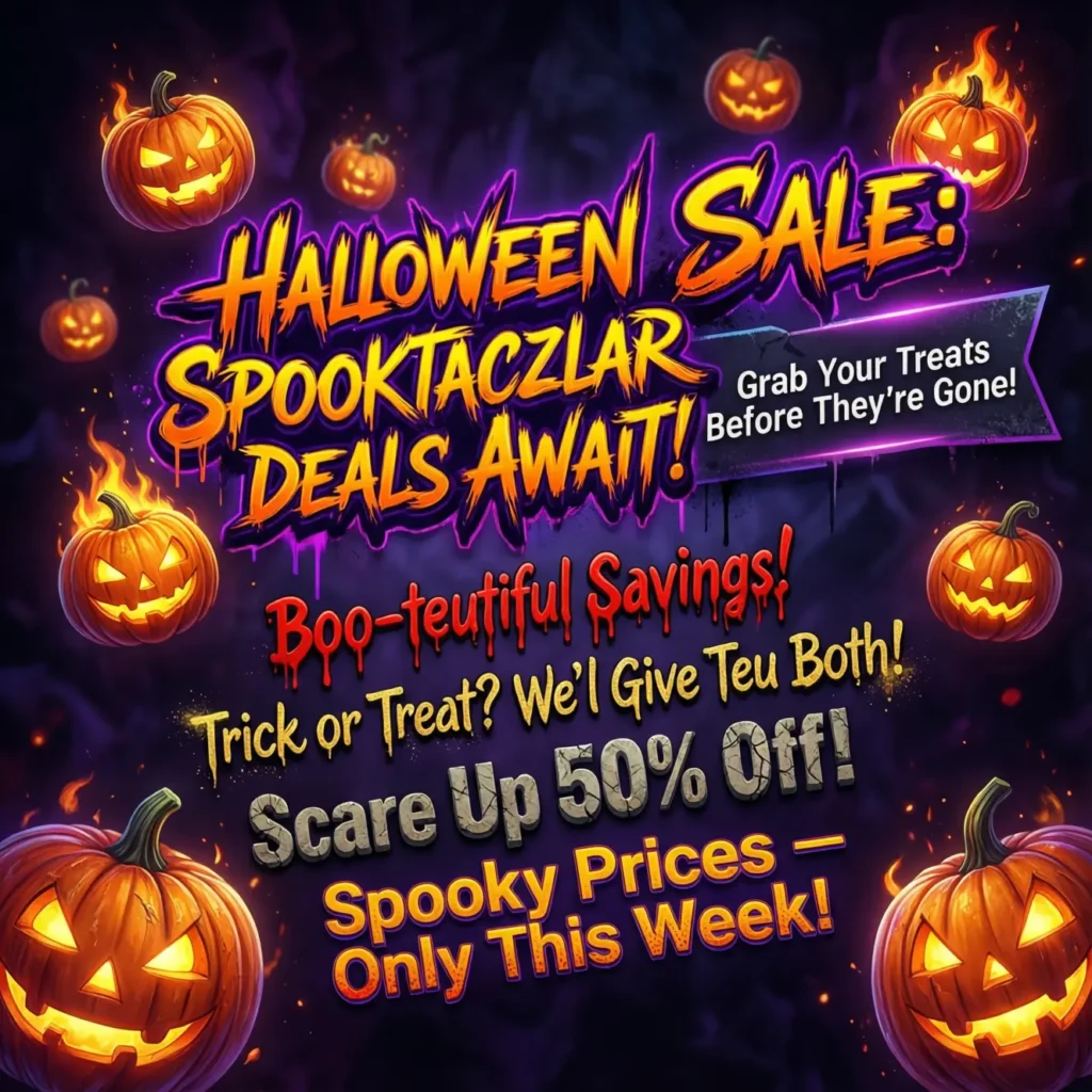 catchy halloween sale slogans