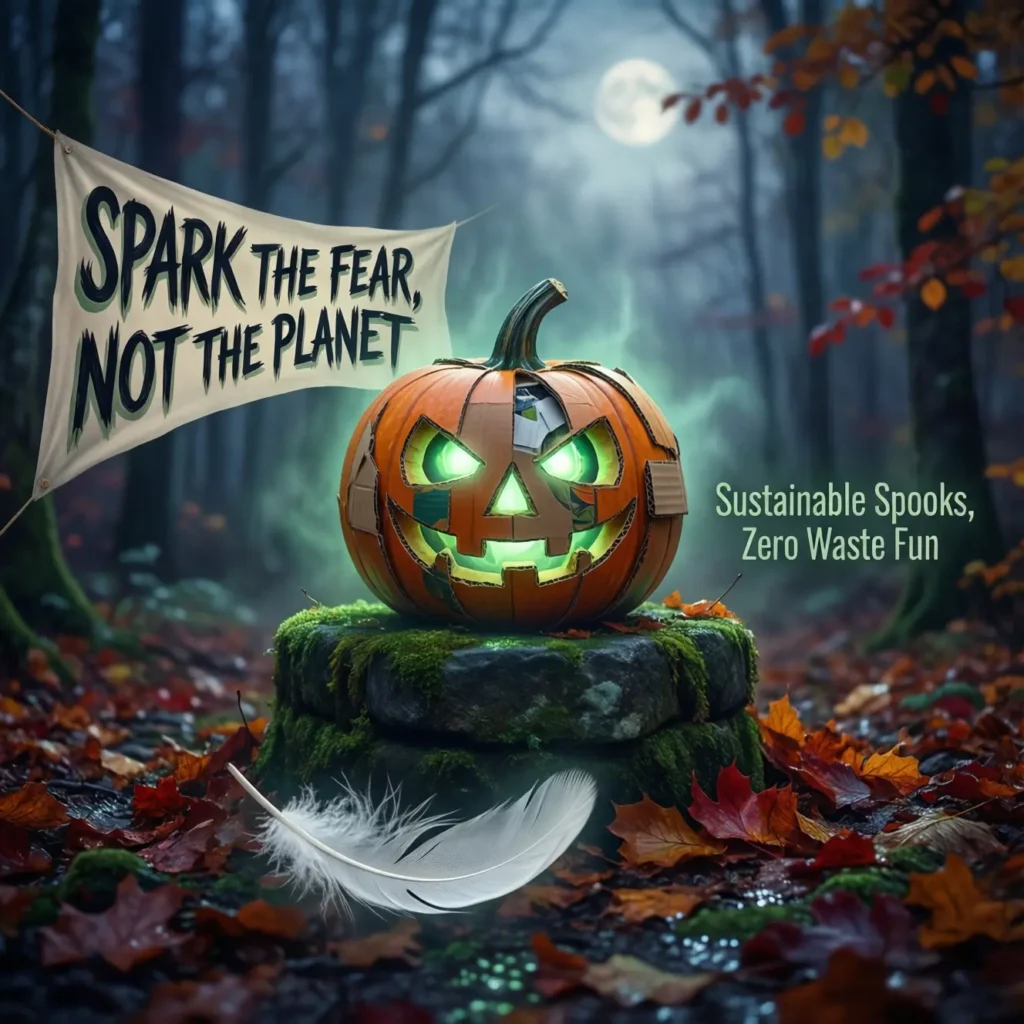 Eco-Eerie Ideas: A Sustainable Halloween Advertising Slogans