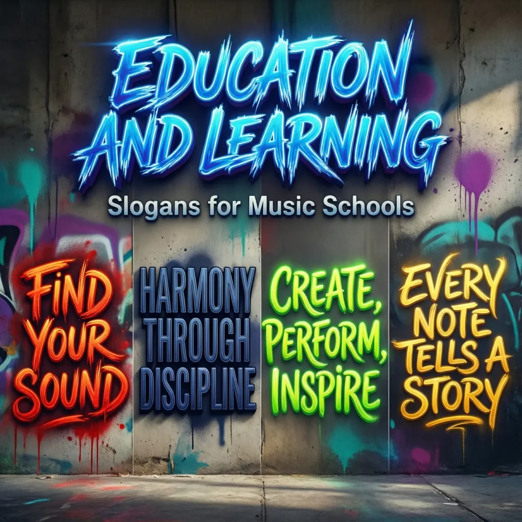 Education and Learning: Slogans for Music Schools