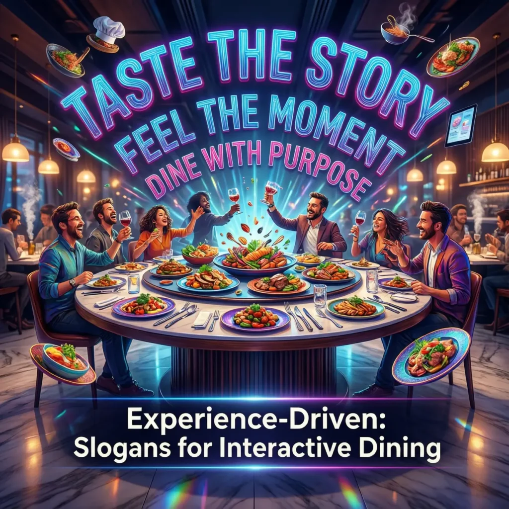 Experience-Driven: Slogans for Interactive Dining