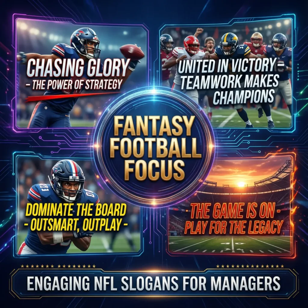 Fantasy Football Focus: Engaging NFL Slogans for Managers
