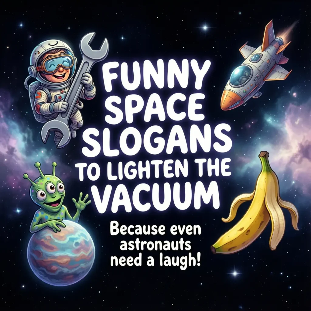 Funny Space Slogans to Lighten the Vacuum