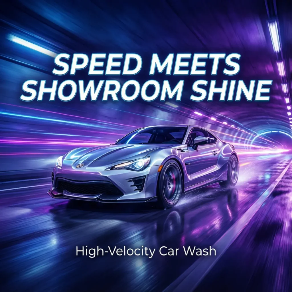 High-Velocity Car Wash Slogans: Speed Meets Showroom Shine