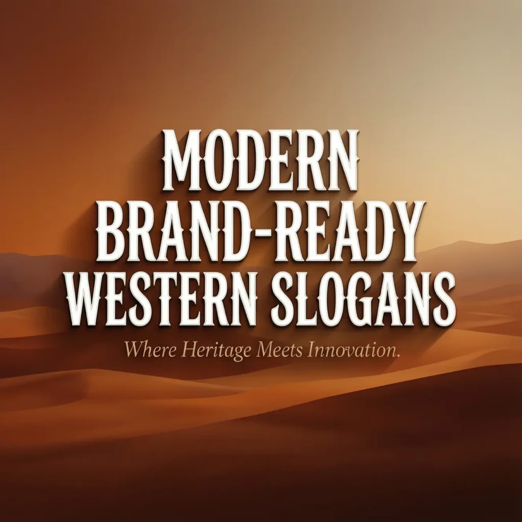 western slogans