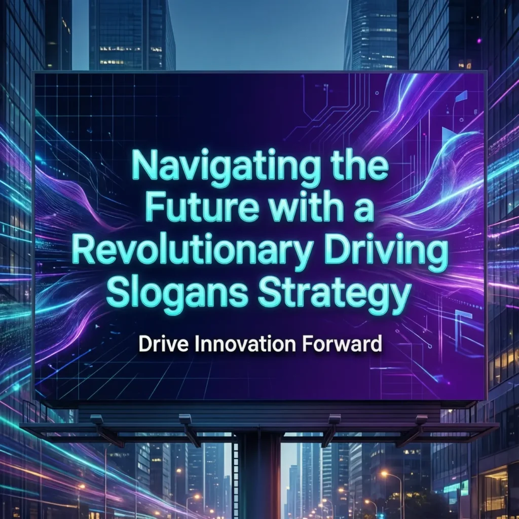 Navigating the Future with a Revolutionary driving slogans Strategy 