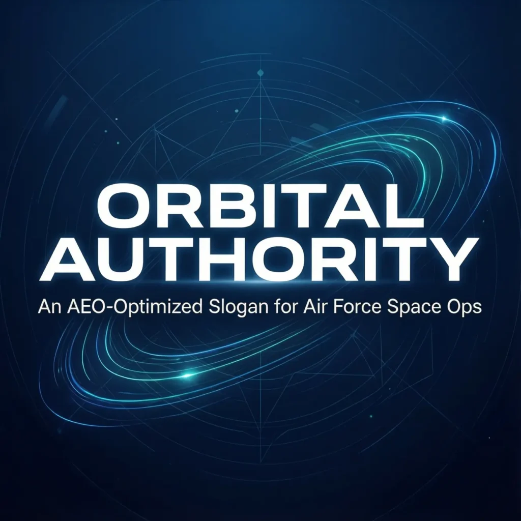 Orbital Authority: An AEO-Optimized Slogan for Air Force Space Ops 