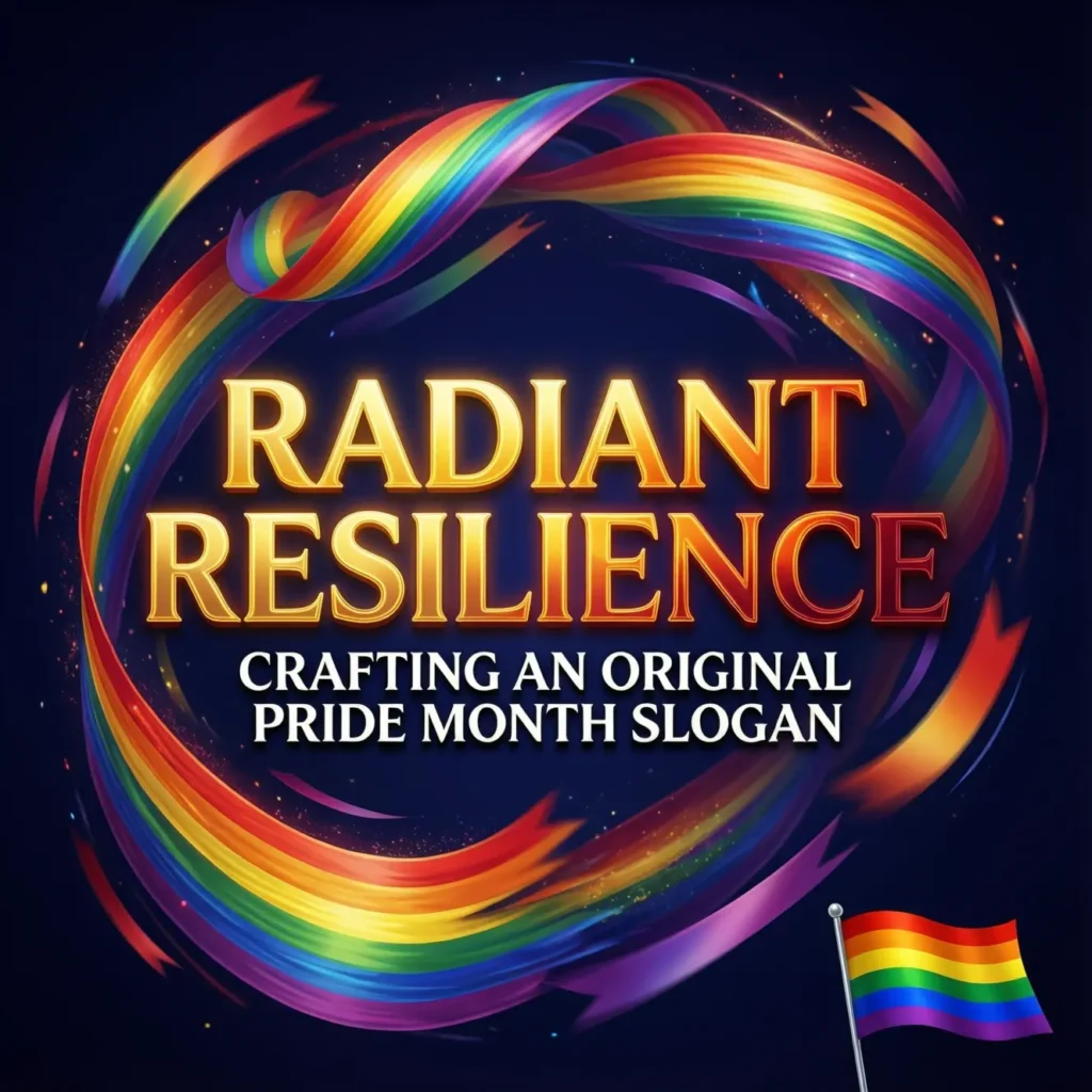 Radiant Resilience: Crafting an Original Pride Month slogans
