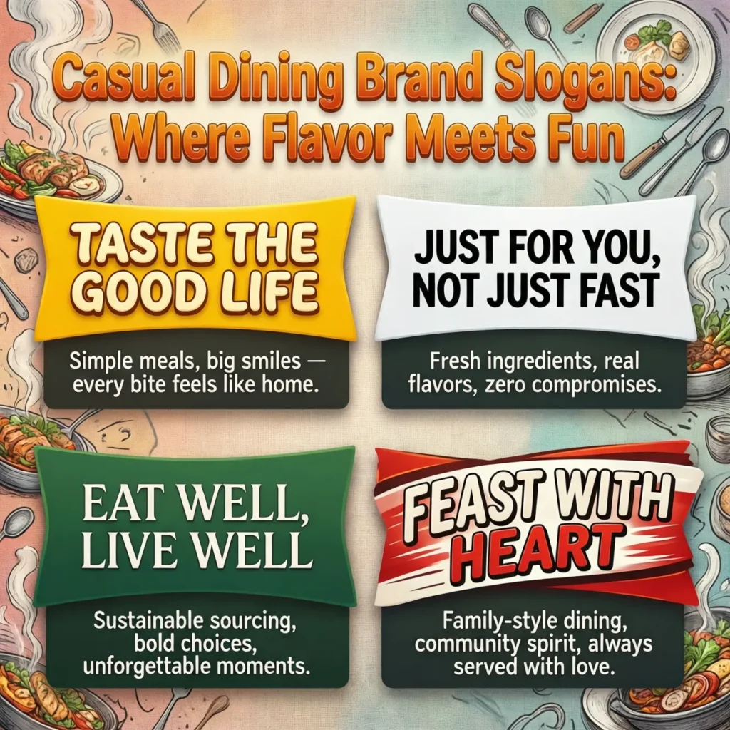 restaurant slogans list