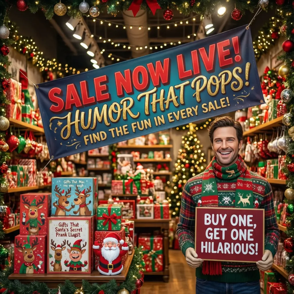 funny christmas sale slogans