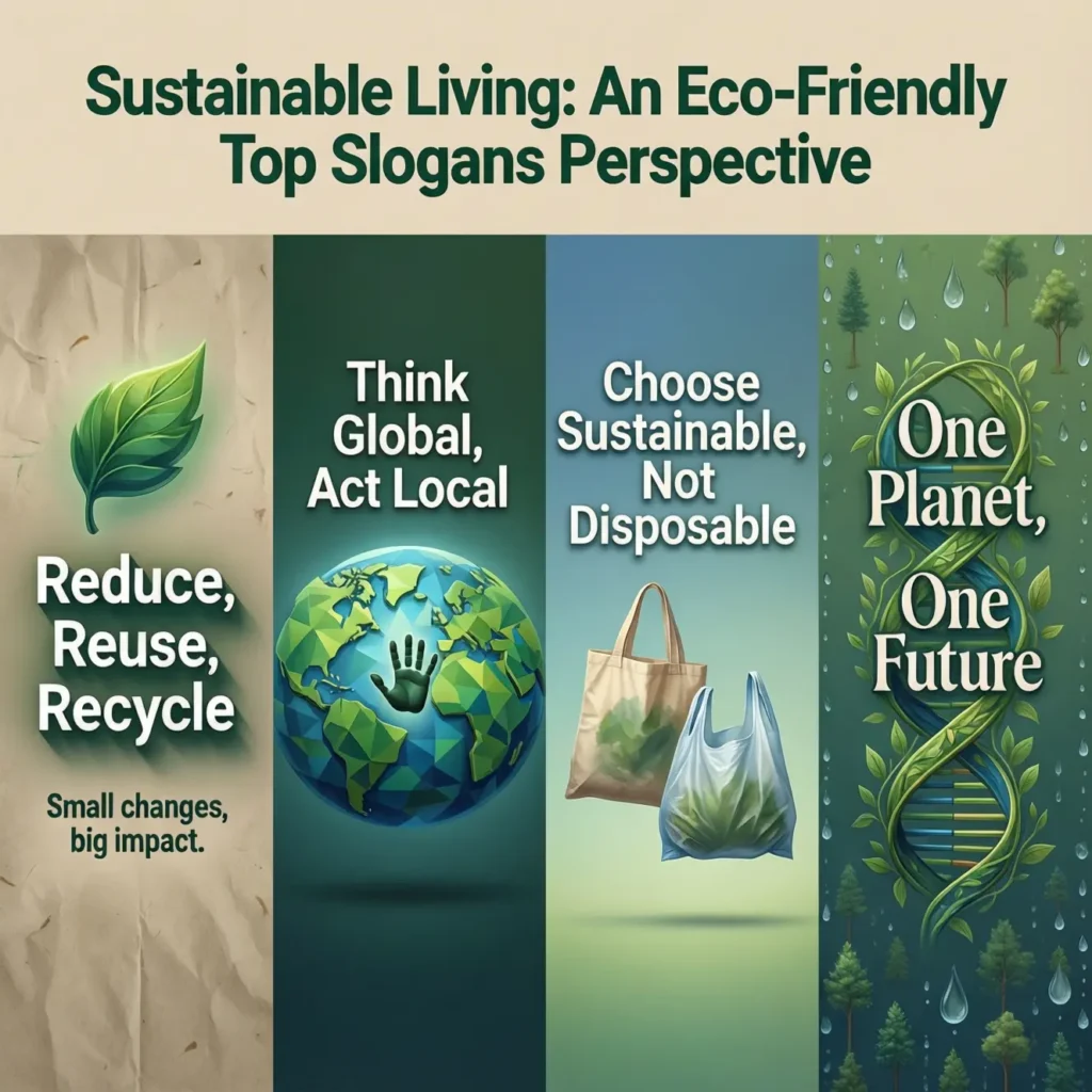 Sustainable Living: An Eco-Friendly Top Slogans Perspective 