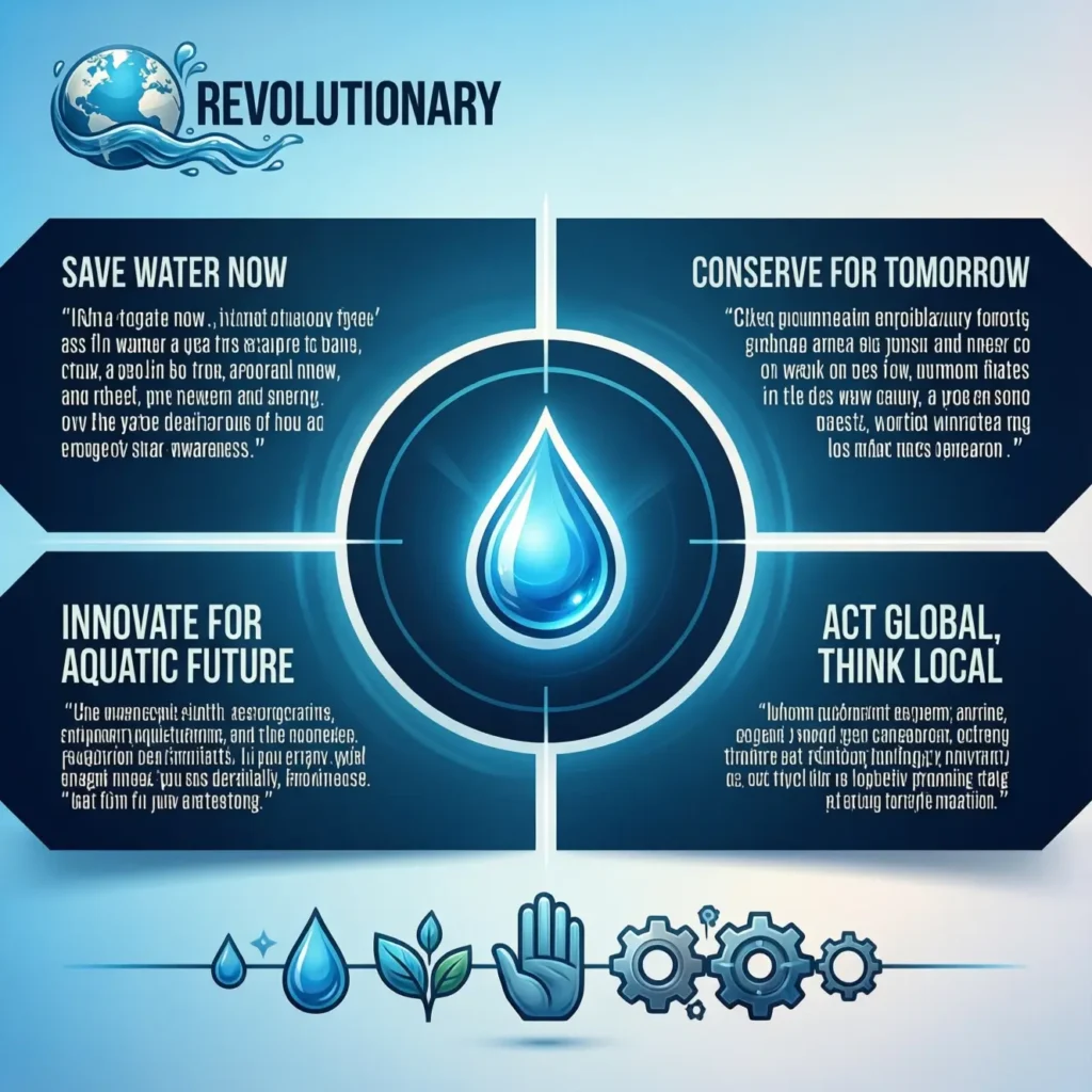 Transforming Global Awareness with a Revolutionary Save Water Slogans Approach
