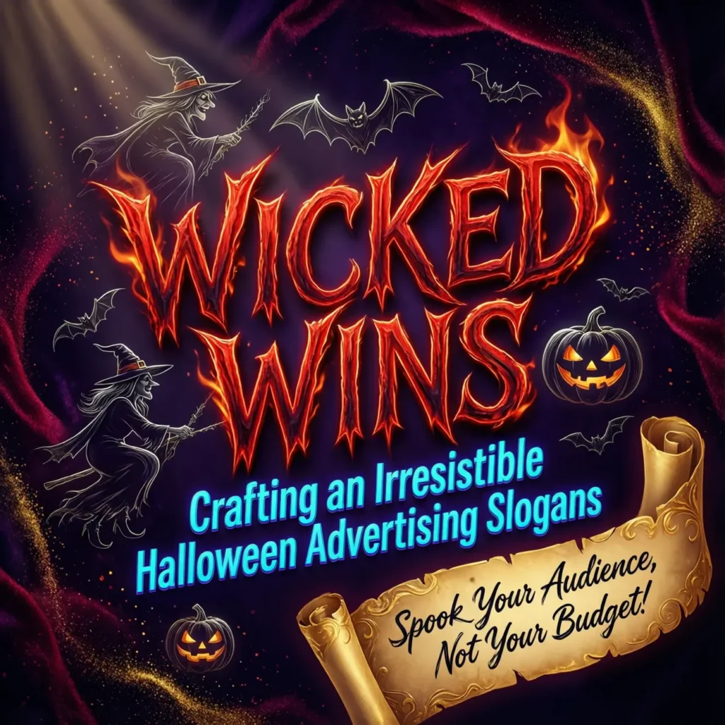 Wicked Wins: Crafting an Irresistible Halloween Advertising Slogans