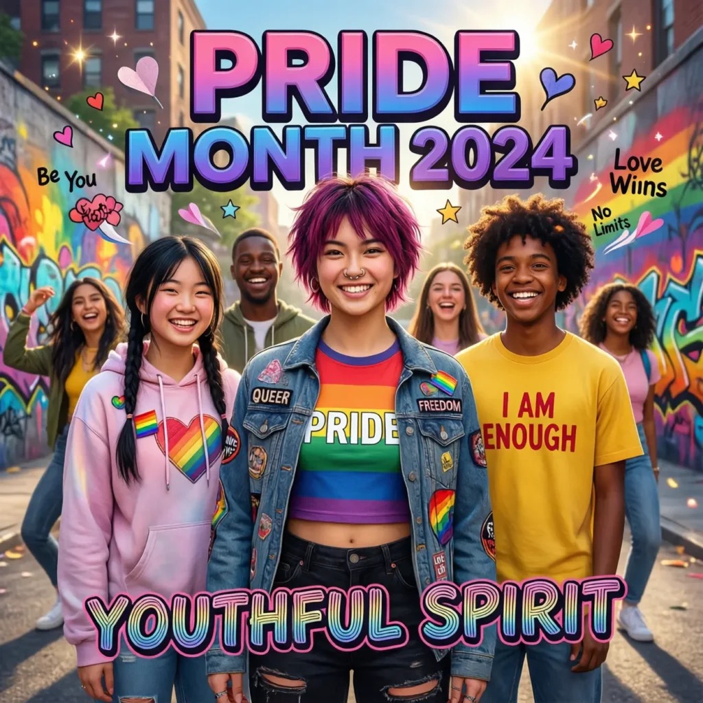 Youthful Spirit: A Gen-Z & Gen-Alpha Pride Month slogans