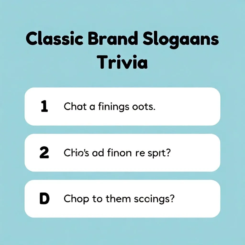 slogans trivia