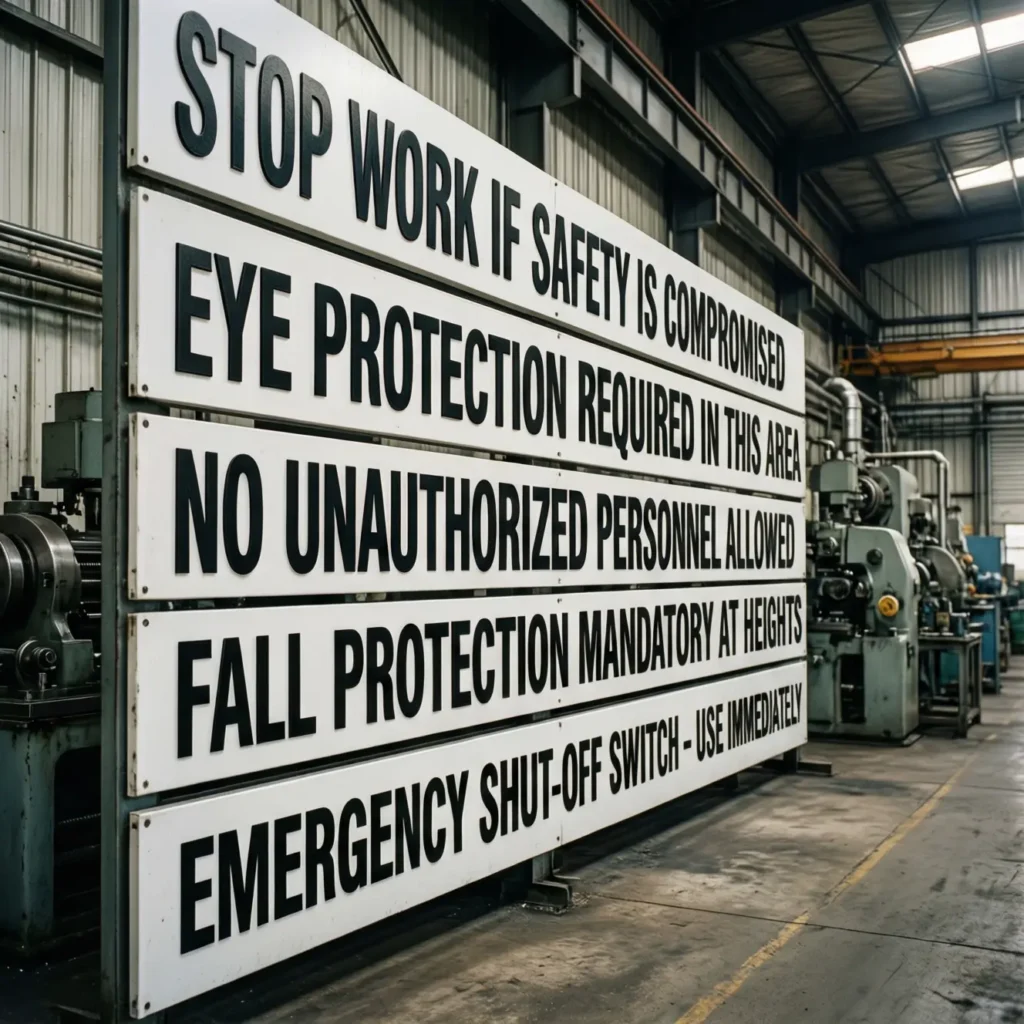 safety slogans for the workplace