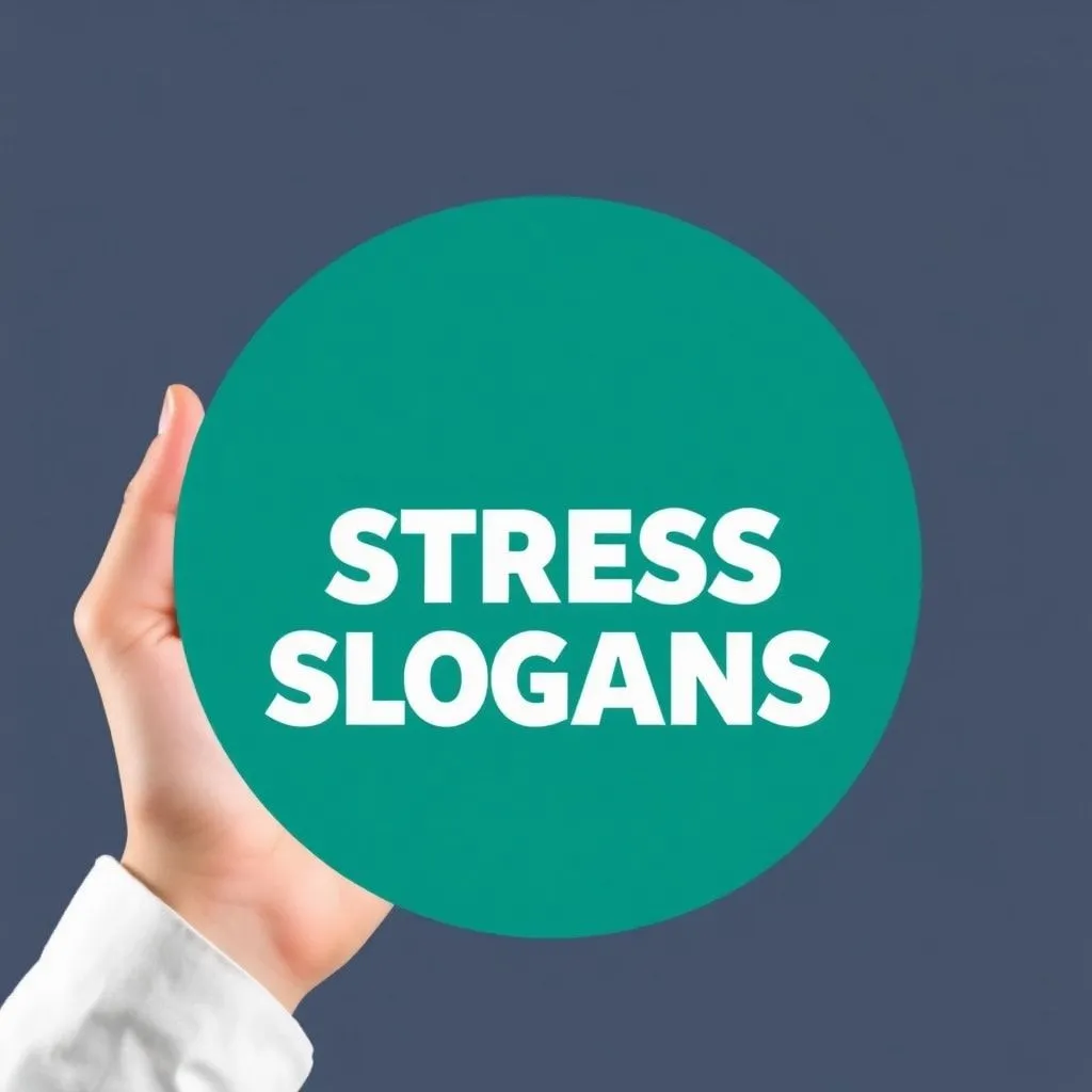 stress slogans