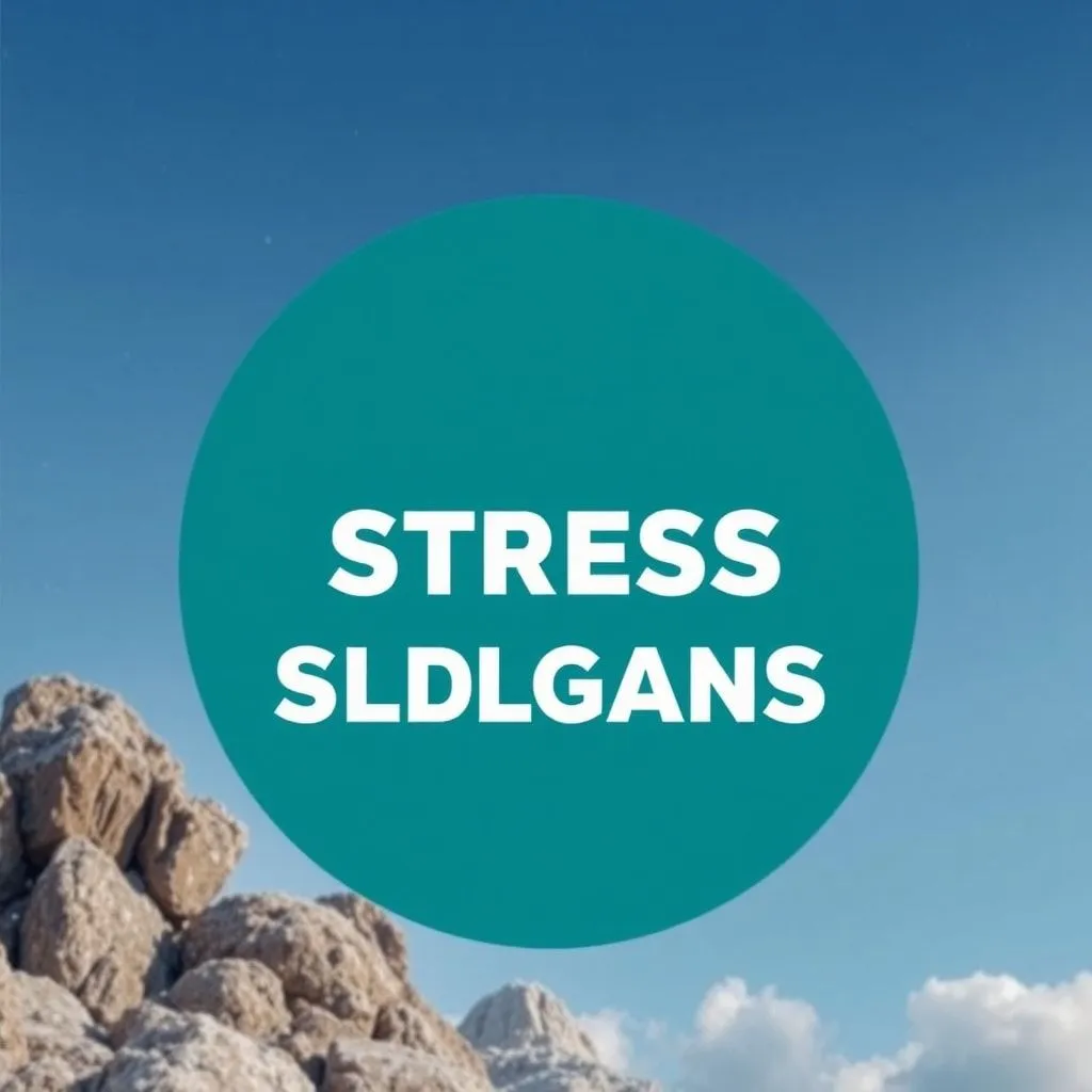 stress slogans