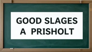 good slogans for president at school