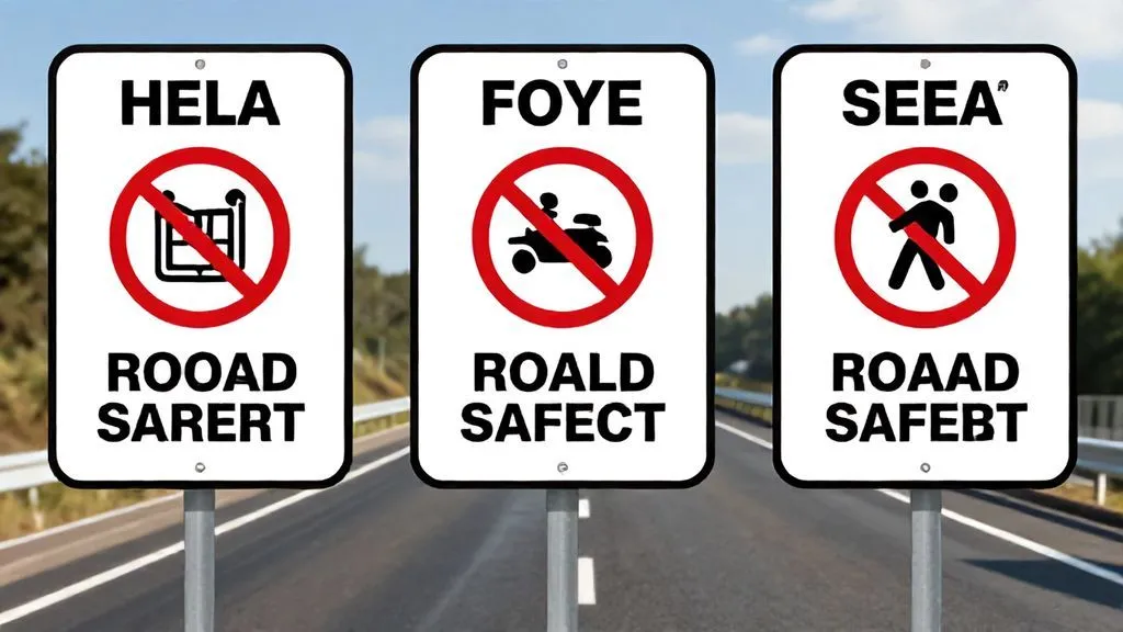 road safety slogans