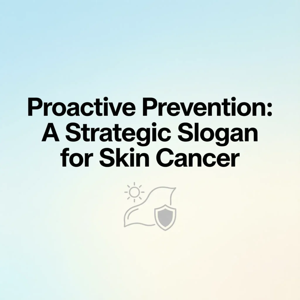 skin cancer slogans