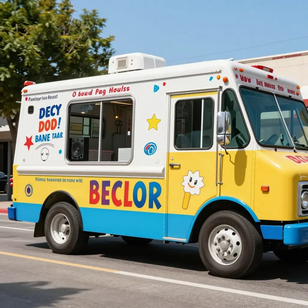 ice cream truck's slogan