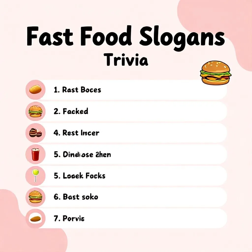 fast food slogans trivia