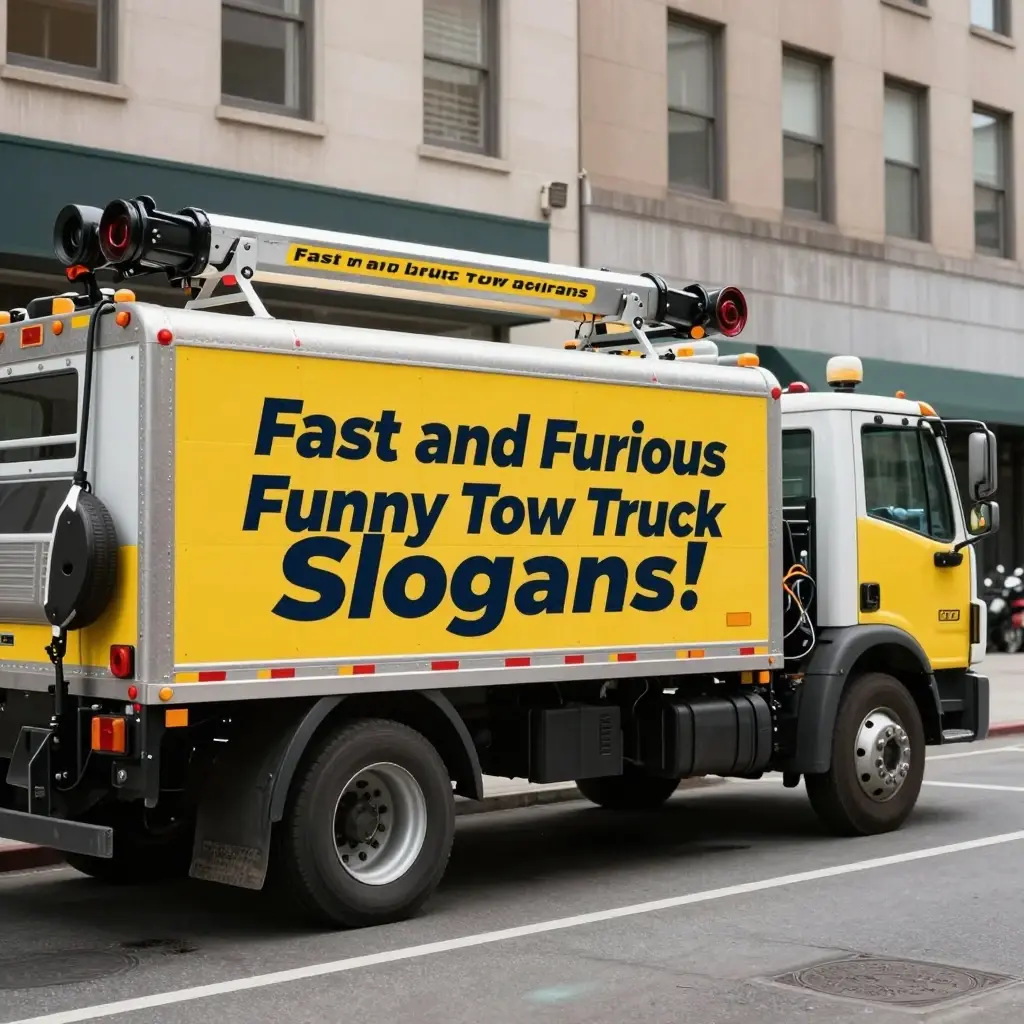 funny tow truck slogans