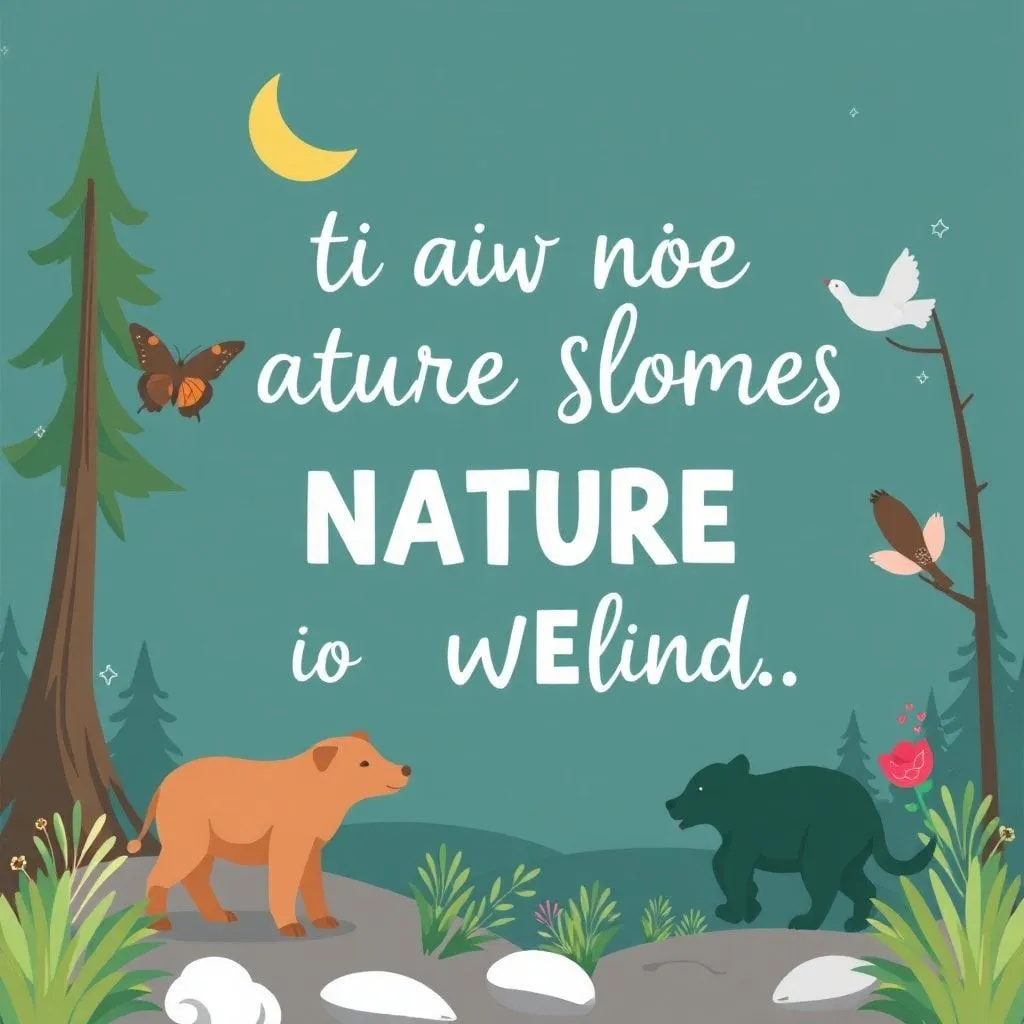 nature slogans