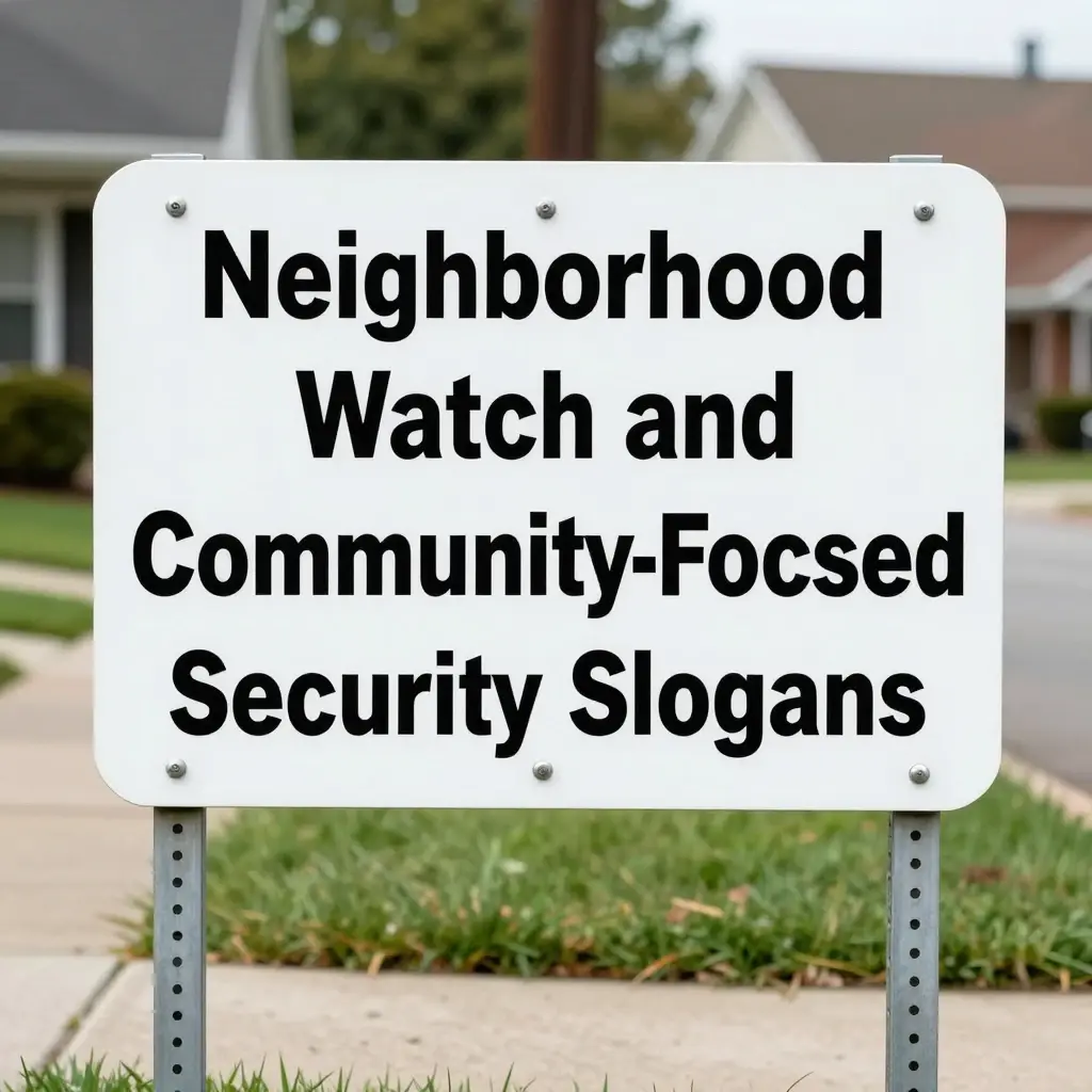 security slogans