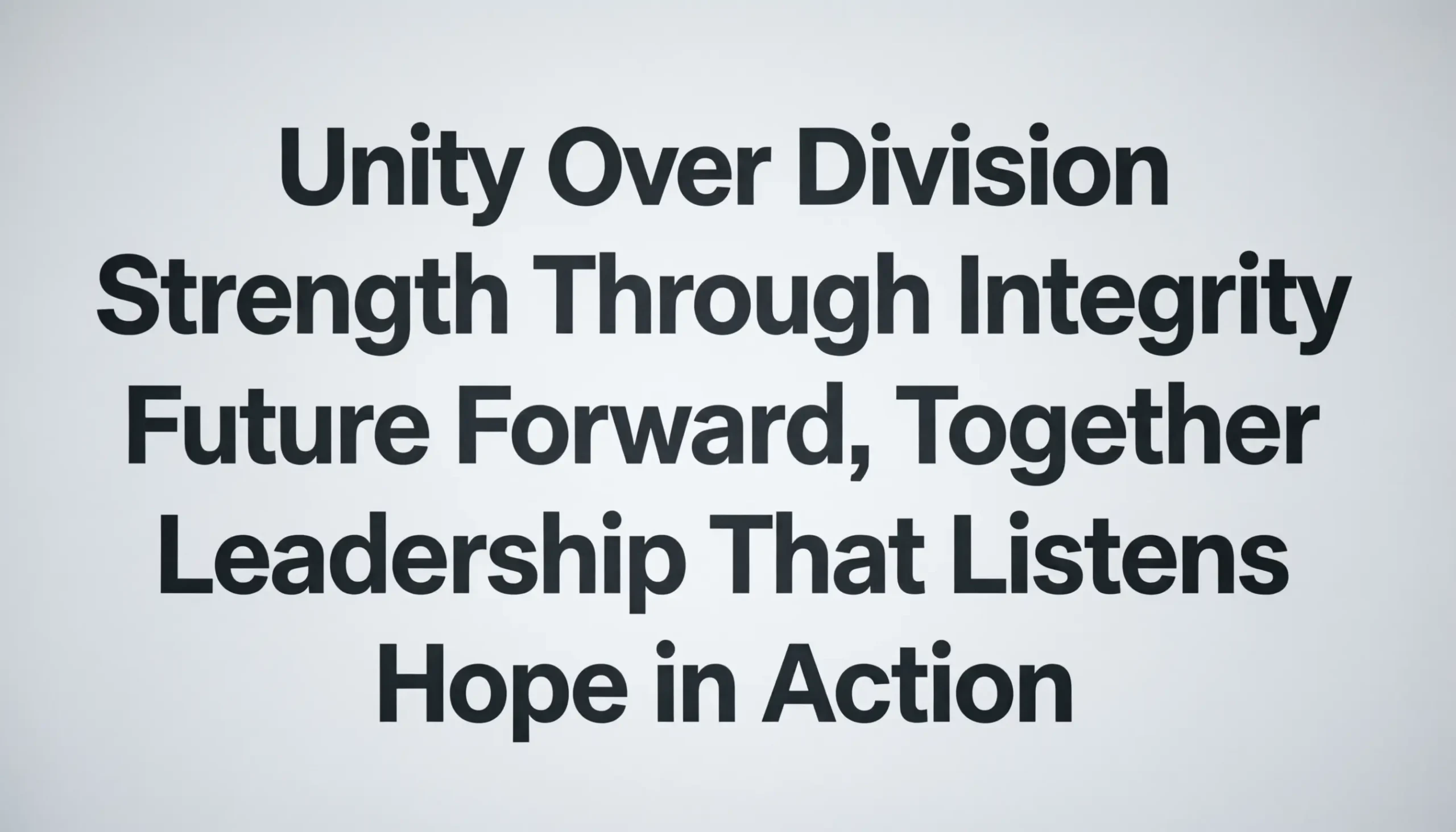 good presidential slogans