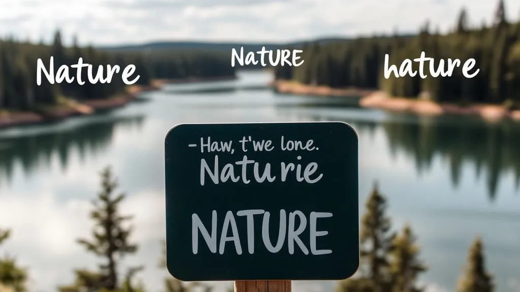 nature slogans