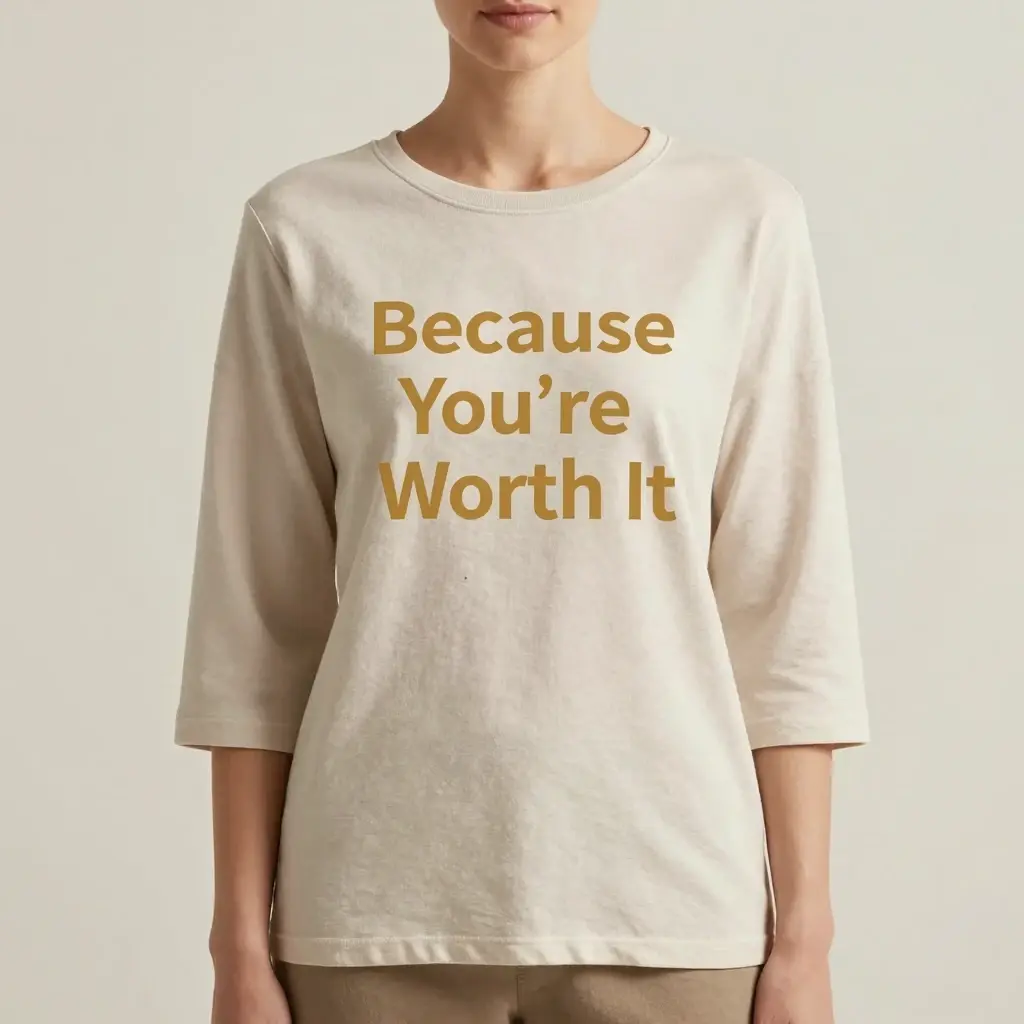 because you're worth it slogan