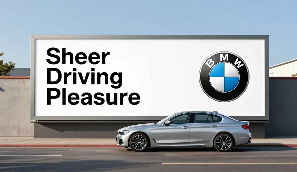 bmw slogan
