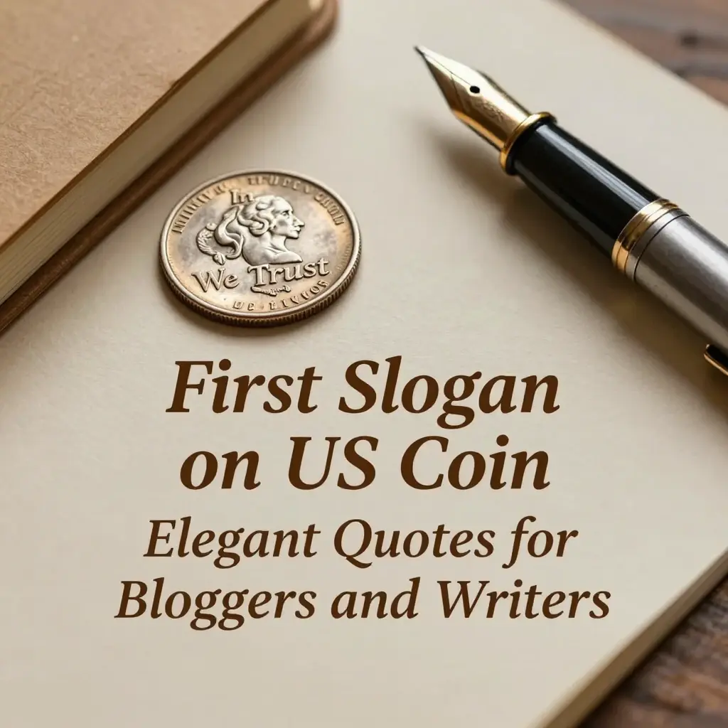 first slogan on us coin