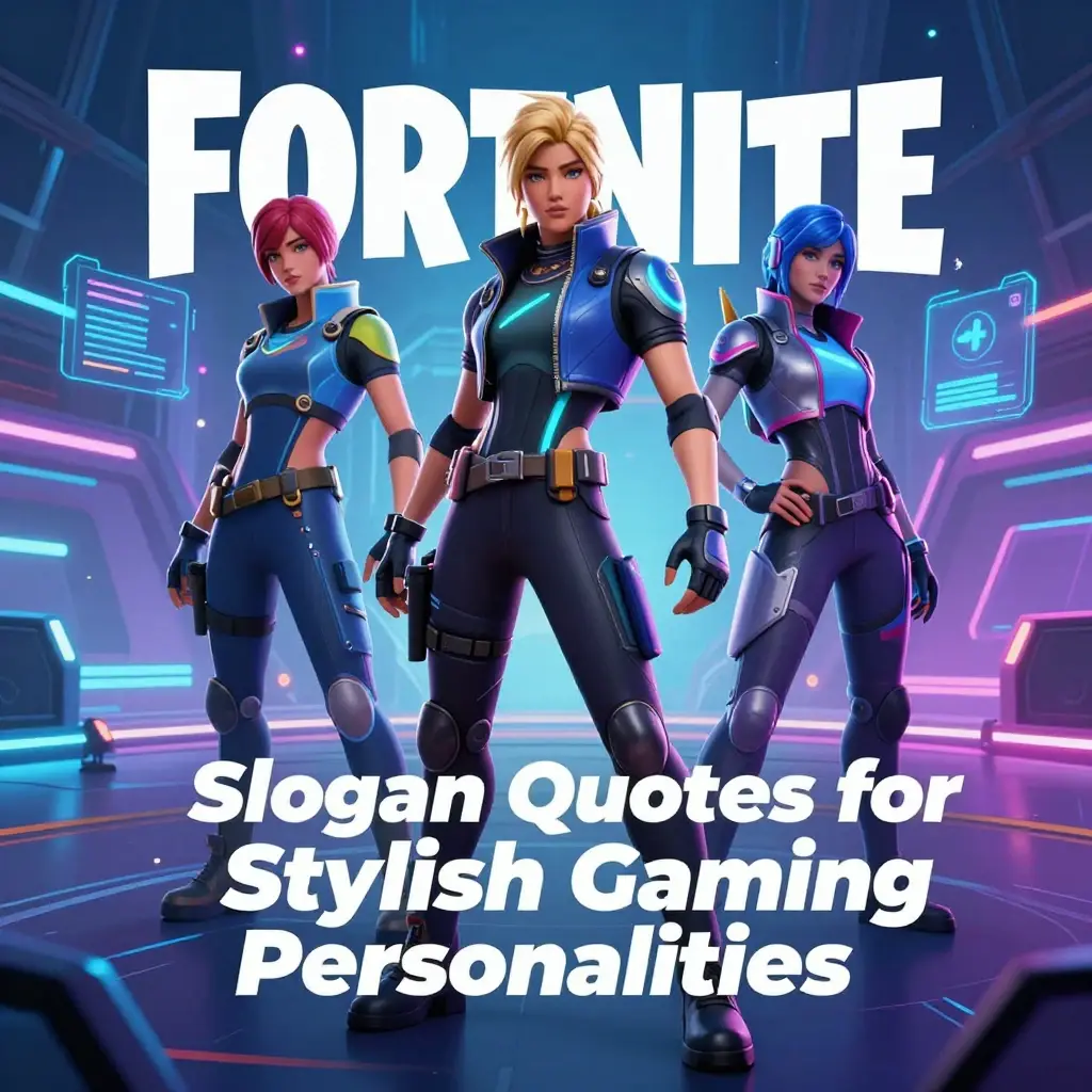 fortnite slogan