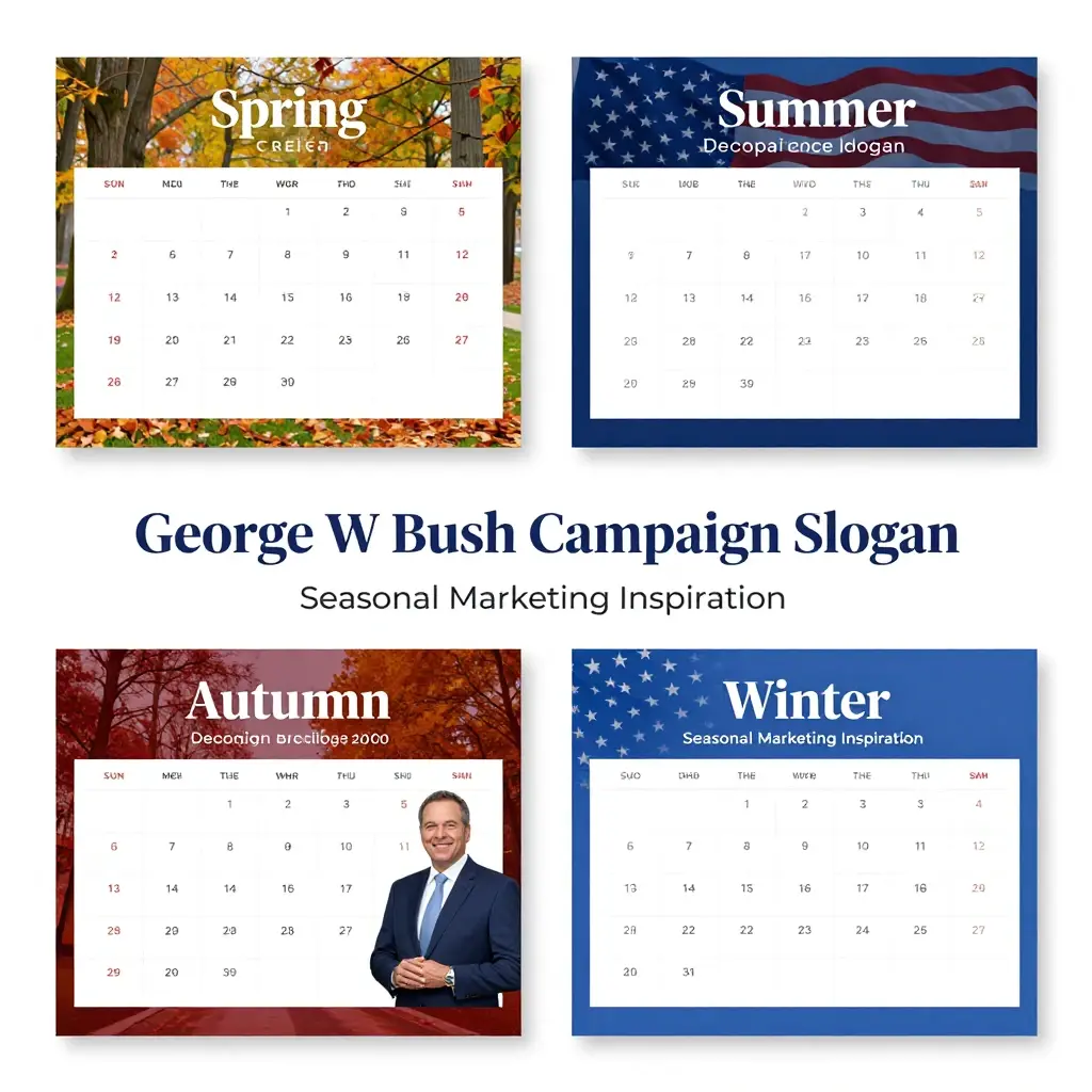 george w bush campaign slogan 2000