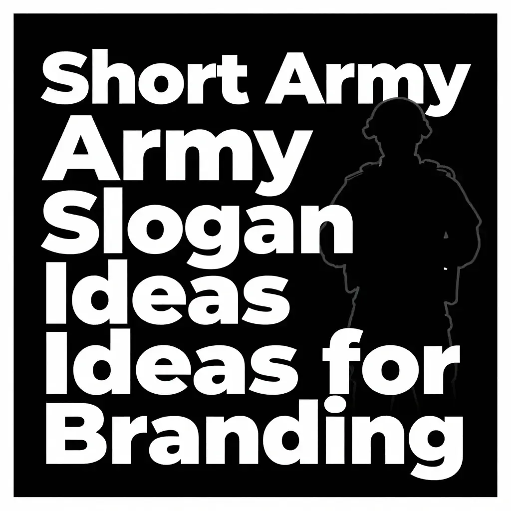 army slogan